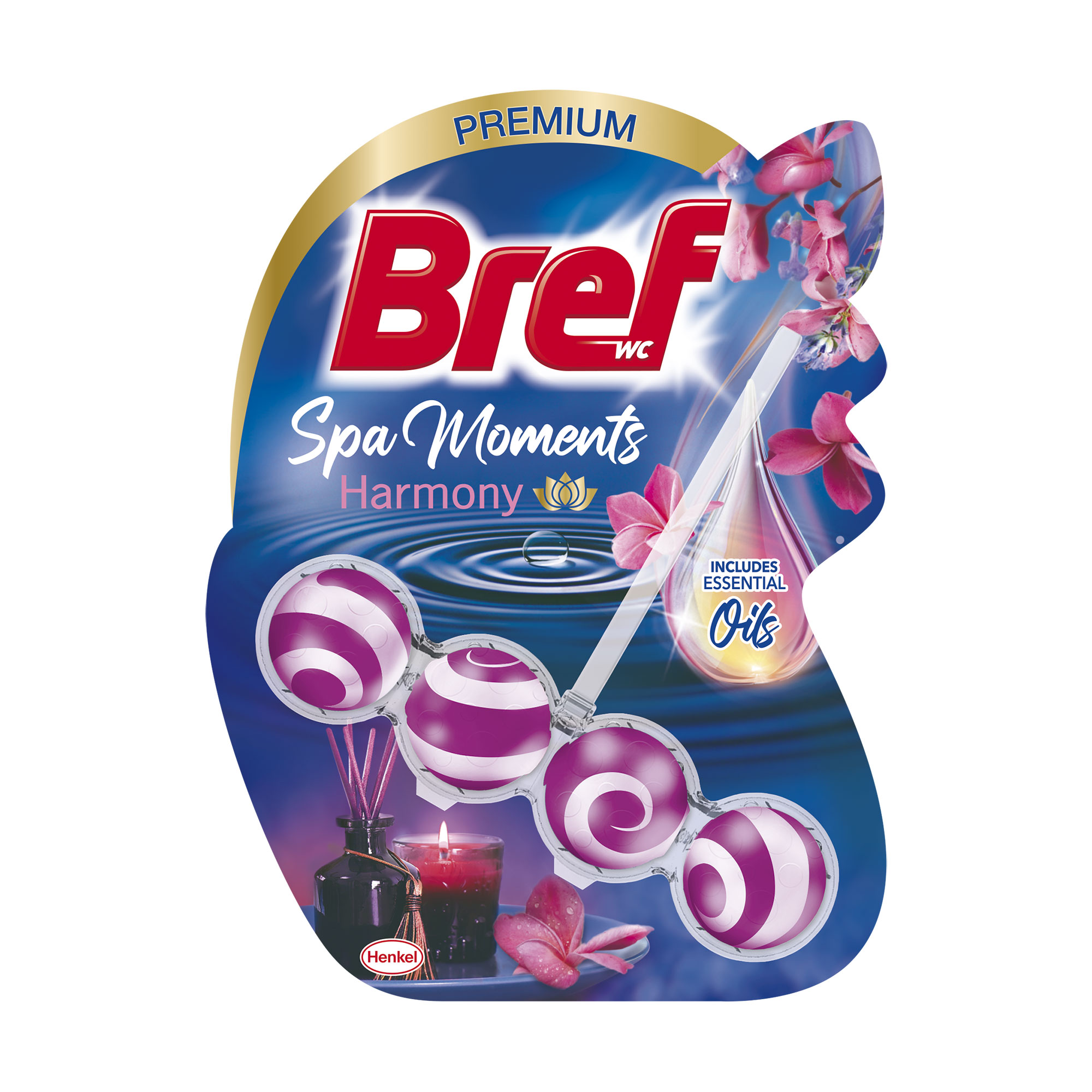 Туалетний блок для унітазу Bref Spa Moments Гармонія, 50 г